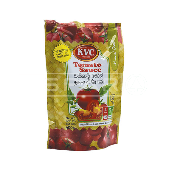 KVC Tomato Sauce Stand Up Pouch, 400g