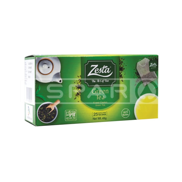 Zesta Green Tea Bags 25S 45G Beverages