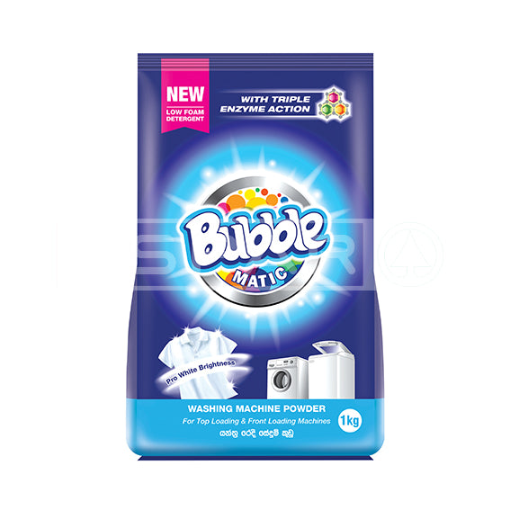 BUBBLE Matic Detergent Powder, 1kg