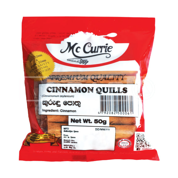 MC CURRIE Cinnamon Quills, 50g