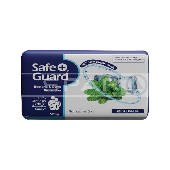 SAFE GUARD Anti Bacterial Soap Mint, 100g