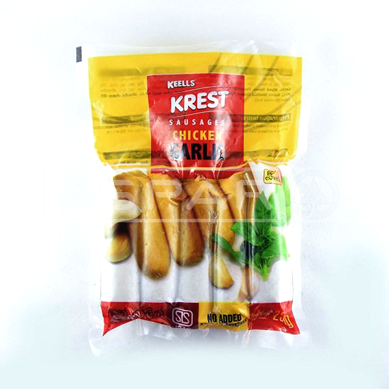 KEELLS Chicken Sausage Garlic, 250g