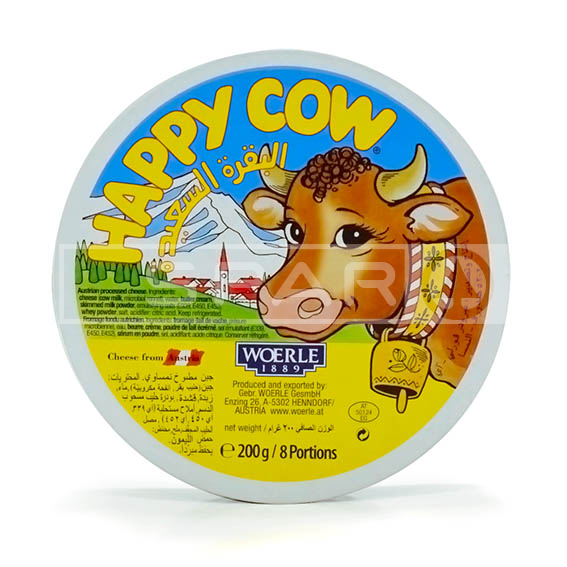 HAPPY COW Cheese Portion Round Box, 200g