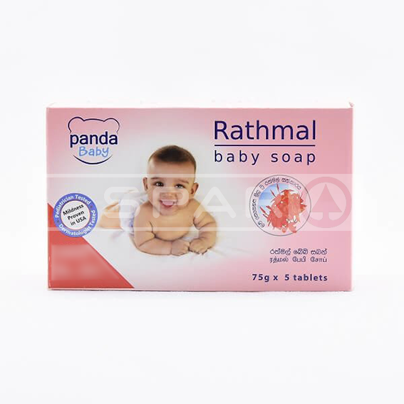 NATURE'S SECRETS Panda Baby Soap Rathmal, 5*75g