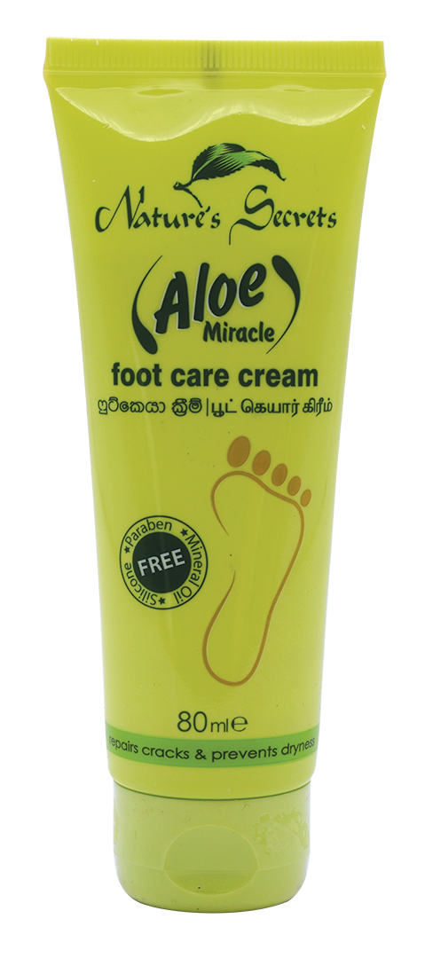 NATURE'S SECRETS Foot Care Cream Aloe Miracle, 80ml