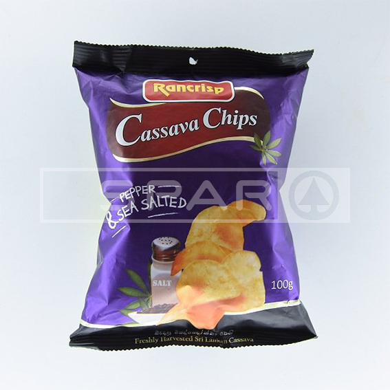 RANCRIP Cassava Chips Pep & Salt, 100g