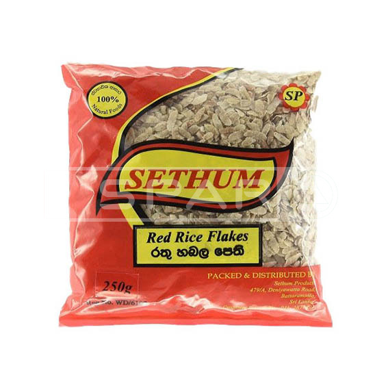 SETHUM Red Rice Flakes, 250g
