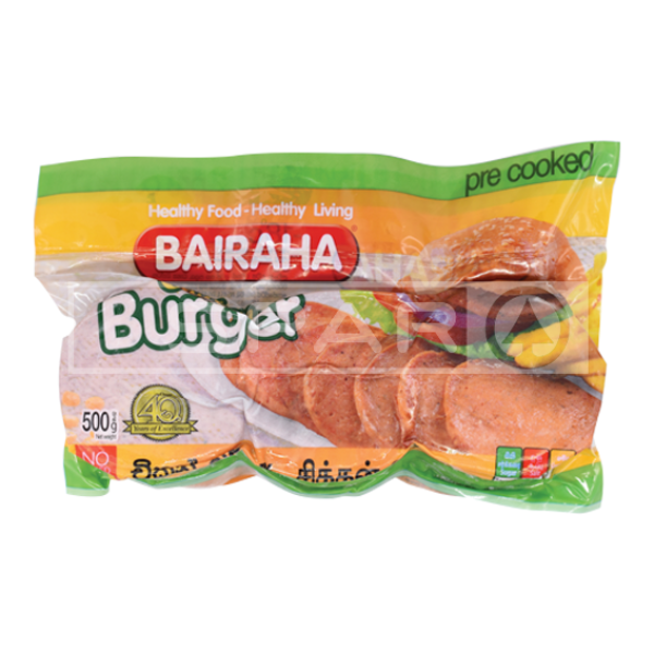 Bairaha Chicken Burger 500G Butchery