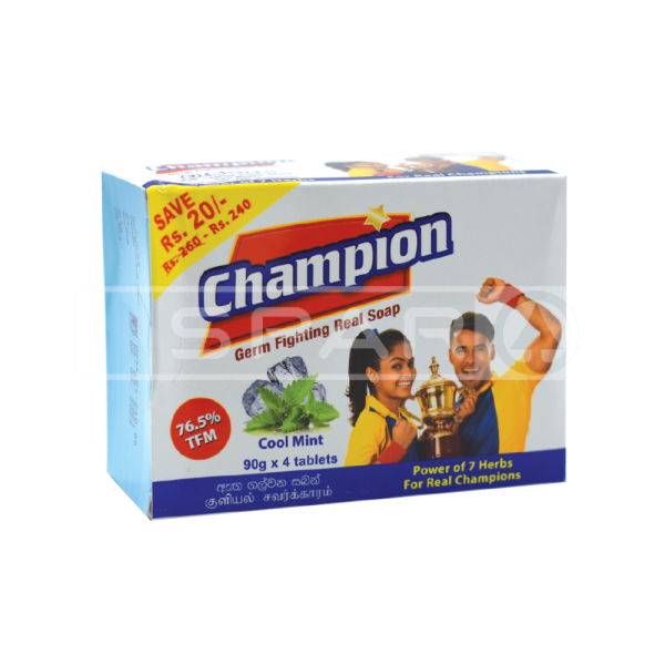Champion Germ Fighting Soap Cool Mint Eco Pack Personal Care