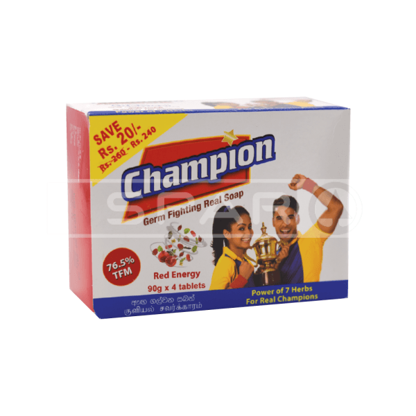 Champion Germ Fighting Soap Red Energy Eco Pack Personal Care