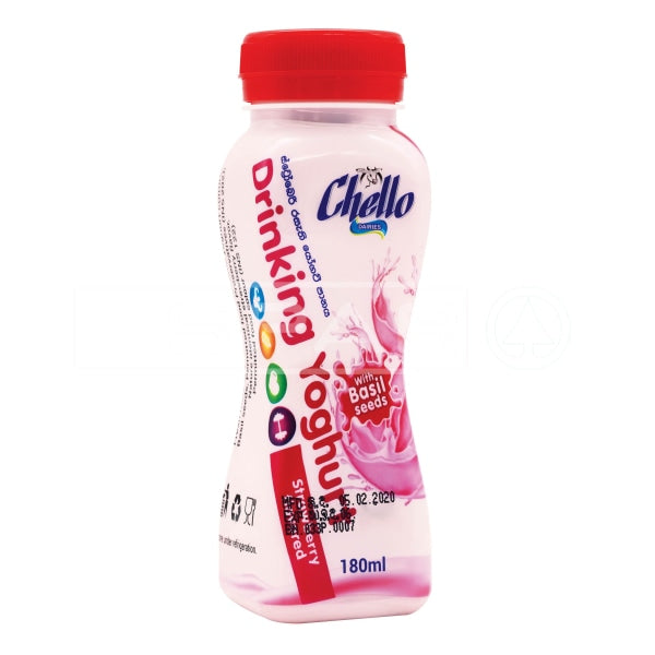 Chello Strawberry With Basil Seeds 200Ml Chilled
