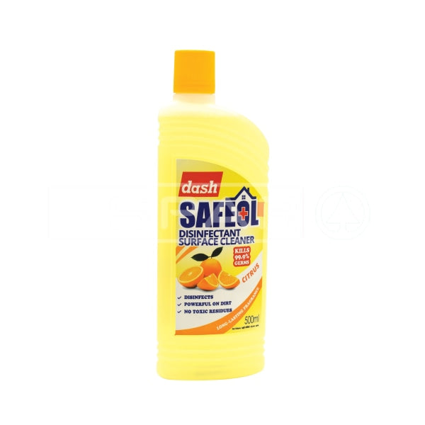 Dash Safeol Disinfectant Citrus 500Ml Household Items