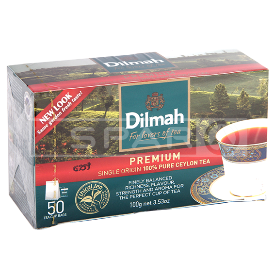 DILMAH Premium Tea Bags 50s/100g - SPAR Sri Lanka