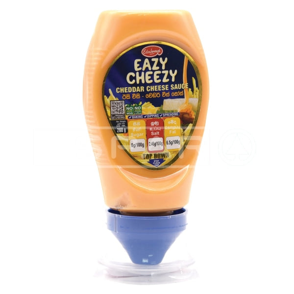 Edin Eazy Cheezy Cheddar Cheese Sauce 260G Groceries