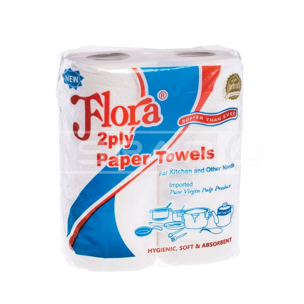 Flora Kitchen Paper Towel 2Ply Twin Household Items