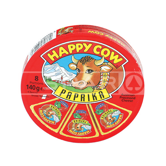 HAPPY COW Cheese Paprika Round Box, 140g - SPAR Sri Lanka