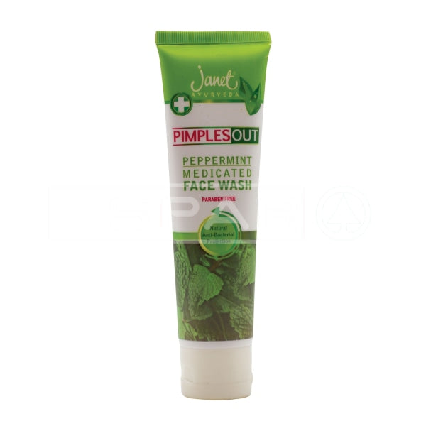 Janet Face Wash Peppermint 100Ml Health & Beauty