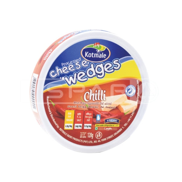 Kotmale Cheese Wedges Chilli 120G Chilled