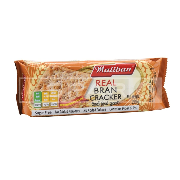 Maliban Biscuit Bran Cracker 210G Groceries