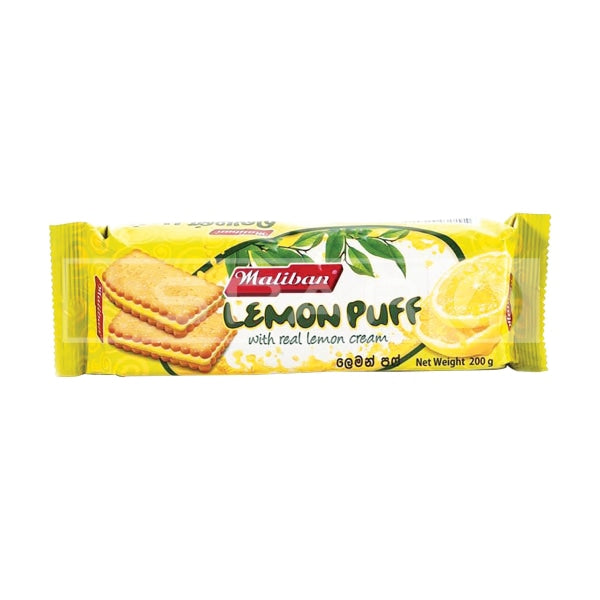 Maliban Biscuit Lemon Puff 200G Groceries