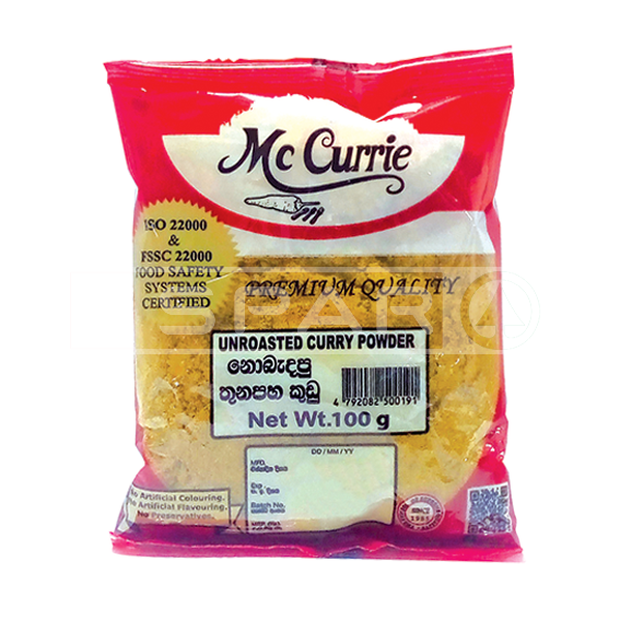 MC CURRIE Unroasted Curry Powder, 100g - SPAR Sri Lanka