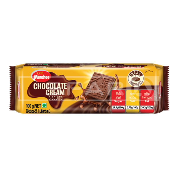 Munchee Biscuit Chocolate Cream 100G Groceries