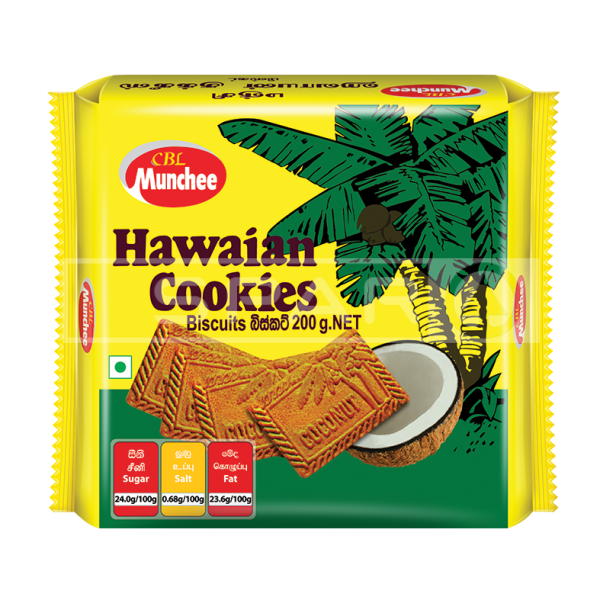 Munchee Hawaian Cookies 200G Groceries