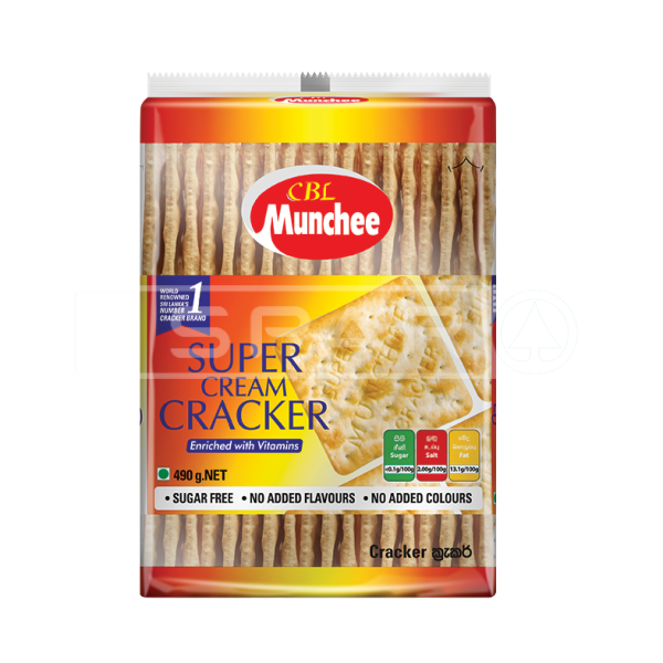 Munchee Super Cream Cracker 490G Groceries