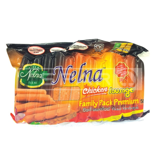 Nelna Chicken Sausages Family Pack 500G Chilled