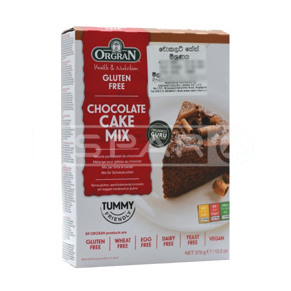 Orgran Chocolate Cake Mix 375G Groceries
