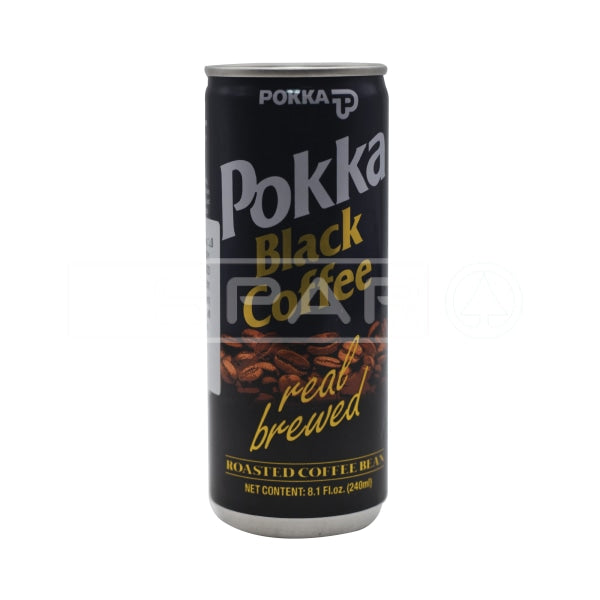 Pokka Black Coffee 240Ml Beverages