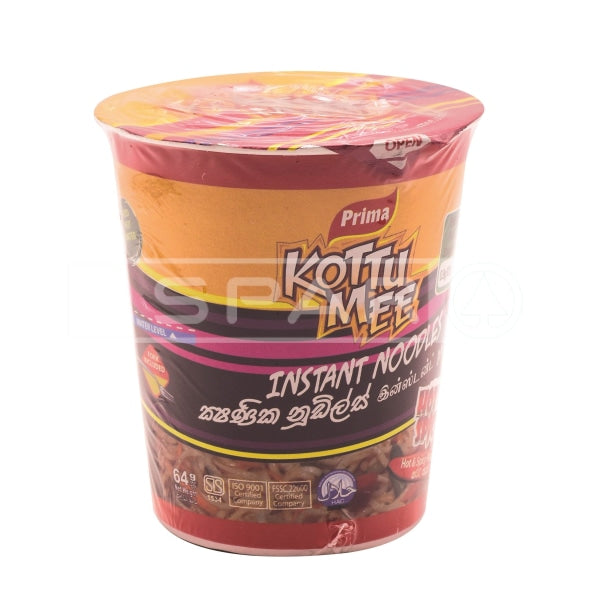Prima Kottu Mee Hot & Spicy Cup 75G Groceries