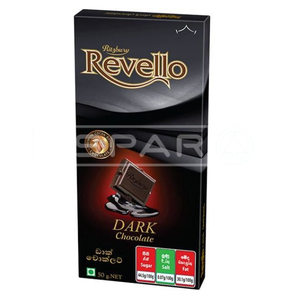 Revello Chocolate Dark 50G Groceries