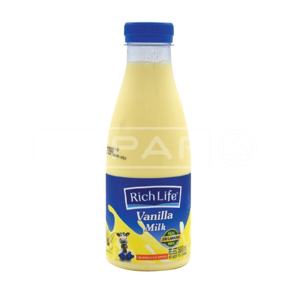 Richlife Milk Bottle Vanilla 500Ml Beverages
