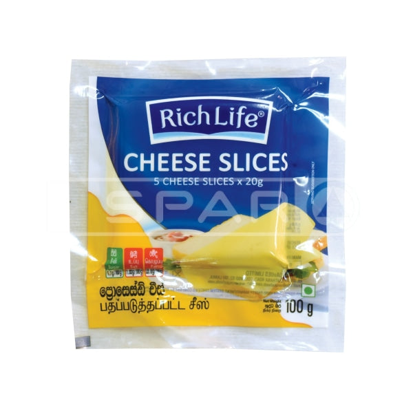 Richlife Process Cheese Slices 5S 100G Chilled