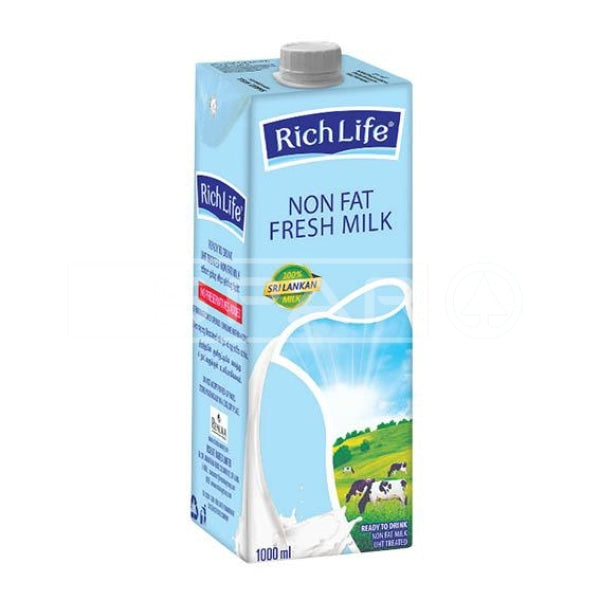 Richlife Uht Milk Non Fat 1L Beverages