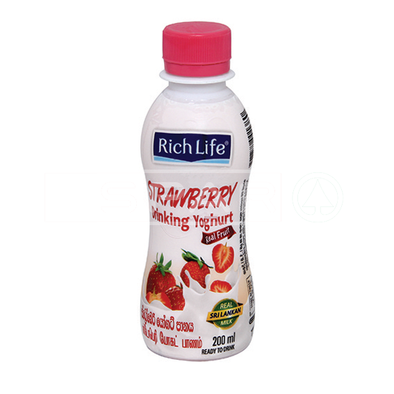 RICHLIFE Drinking Yoghurt Strawberry, 200ml - SPAR Sri Lanka