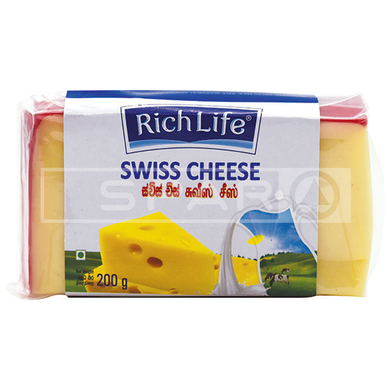 RICHLIFE Swiss Cheese, 200g - SPAR Sri Lanka
