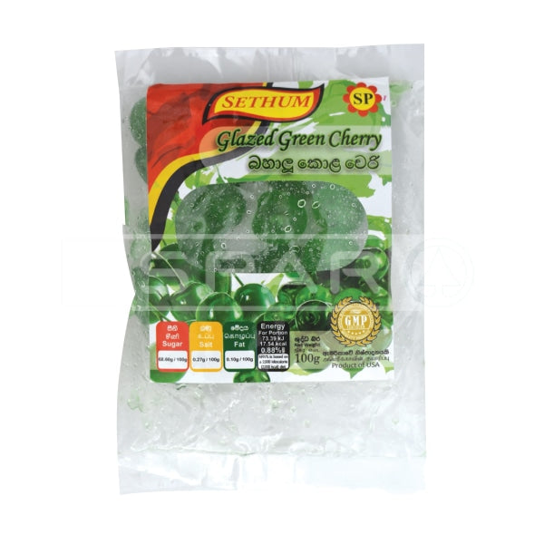 Sethum Imported Natural Cherry Green 100G Groceries