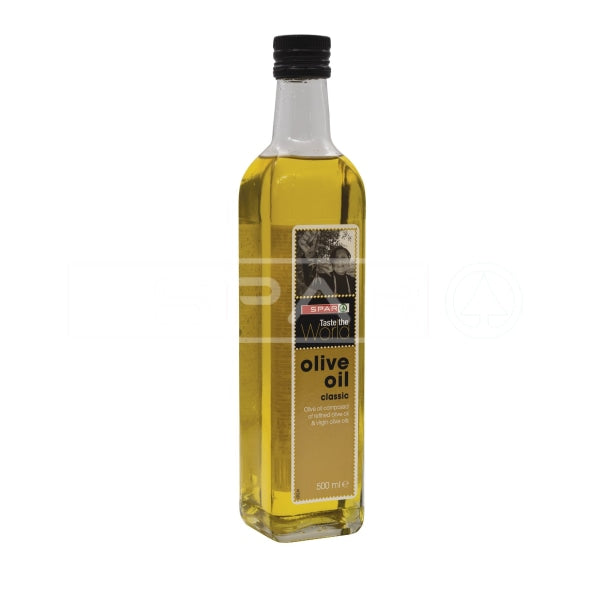 Spar Classic Olive Oil 500Ml Groceries
