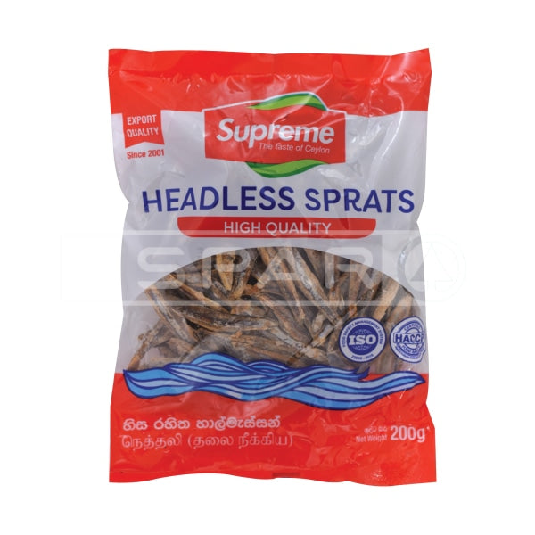 Supreme Sprats Headless 200G Groceries